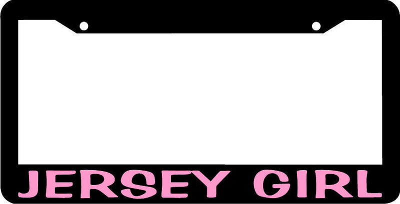 Jersey Girl pink License Plate Frame