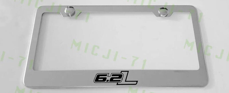 6.2L Stainless Steel License Plate Frame Holder Rust Free v2