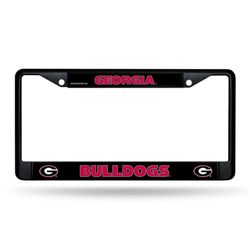 NCAA Georgia Bulldogs Black License Plate Frame