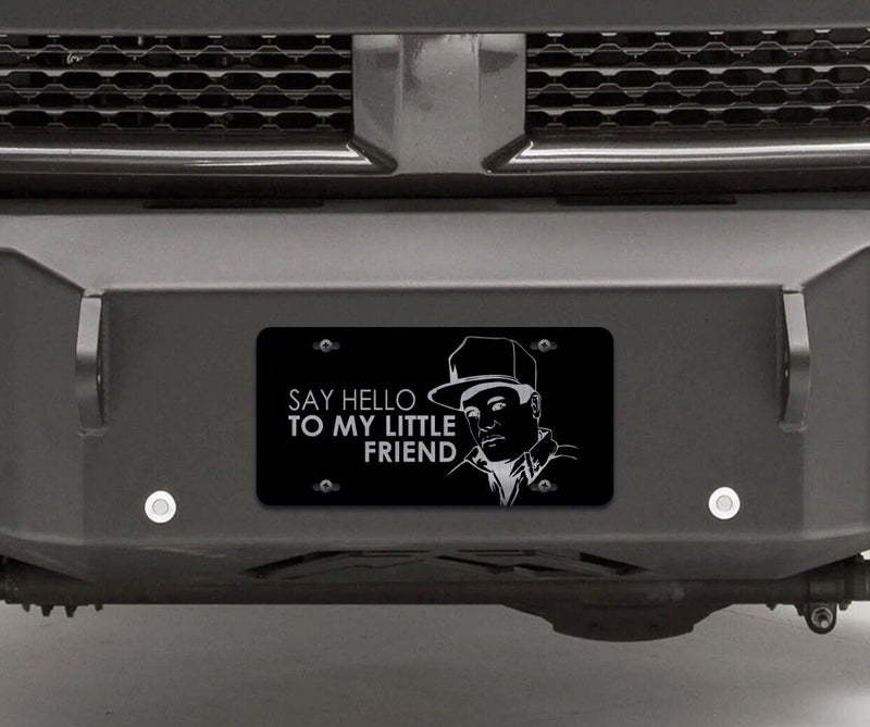 El Chapo Black Etched License Plate ; Premium Quality ; 12" By 6" ; LP004