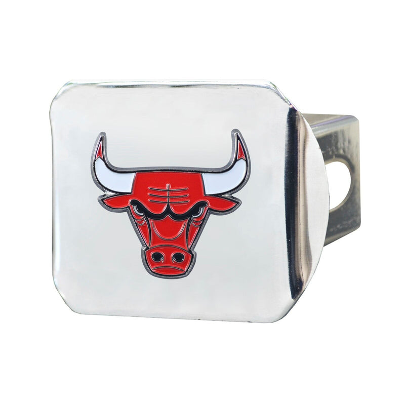 NBA Chicago Bulls 3D Color on Chrome Metal Hitch Cover