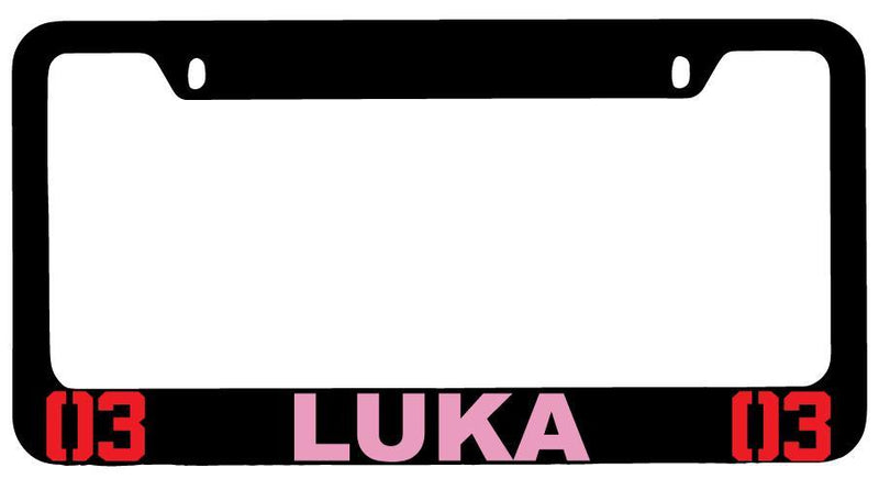 Luka Black METAL License Plate Frame Vocaloid  Mod-GRAPH9856236-7780