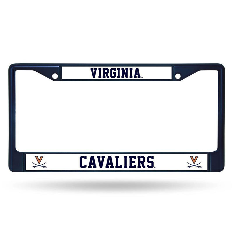 NCAA Virginia Cavaliers Team Color Chrome License Plate Frame