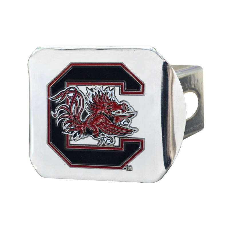 NCAA South Carolina Gamecocks 3D Color on Chrome Hitch Cover