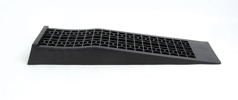 ABN Car Ramps - 2pc Black Low Rise 28 x 8 x 3in Wheel Chocks Plastic Tire Ramps