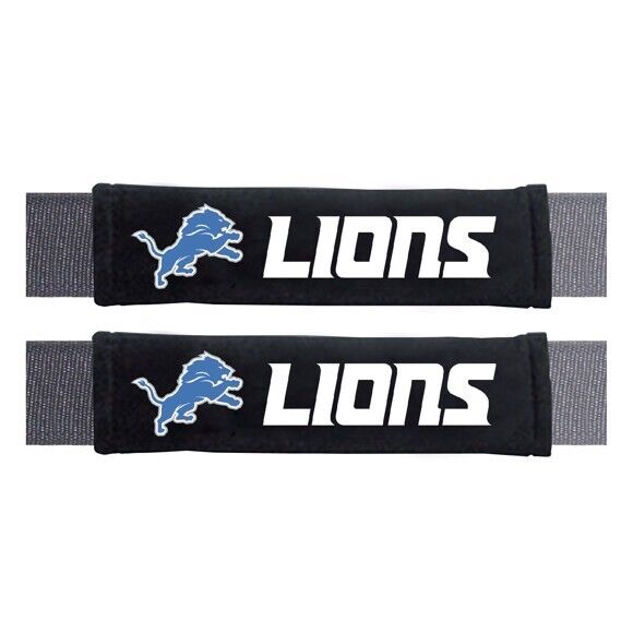 NFL Detroit Lions 2-Piece Embroidered Seat Belt Covers