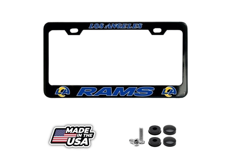 Los Angeles Rams Black License Plate Frame