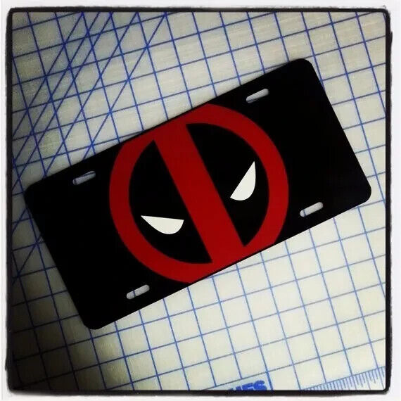 Deadpool Custom License Plate Tag Vanity Plate