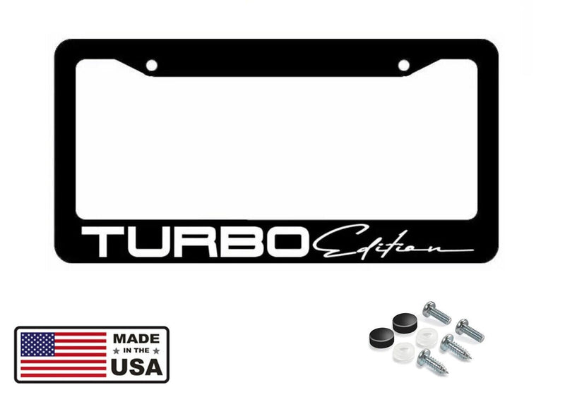 Turbo Edition JDM Racing Drifting Drift Drag Race Auto License Plate Frame