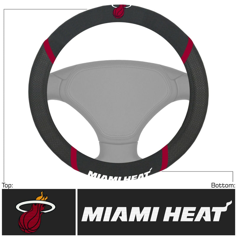 NBA Miami Heat Embroidered Steering Wheel Cover