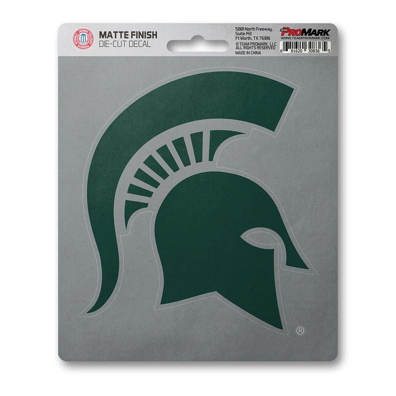 NCAA Michigan State Spartans Decal Matte 5"X6.25" Auto Boat Luggage