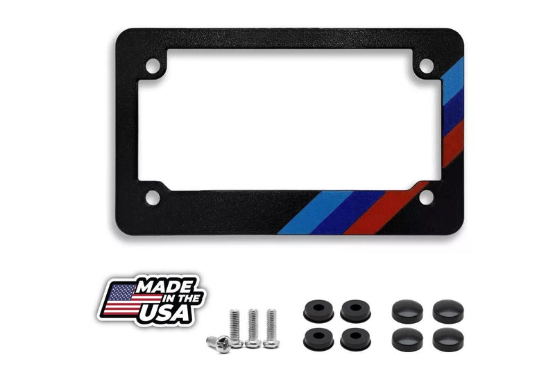 For M-Sport BMW Motorrad Motorcycles Textured License Plate Frame (M1000RR/R/XR)