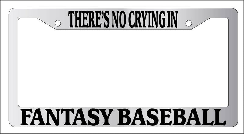Chrome METAL License Plate Frame THERE&