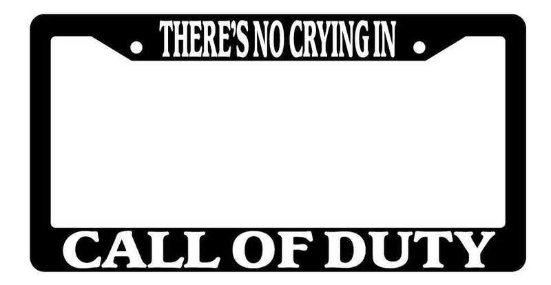 Black License Plate Frame There&