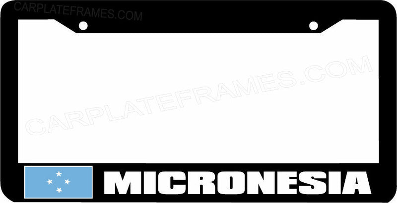 MICRONESIA flag License Plate Frame