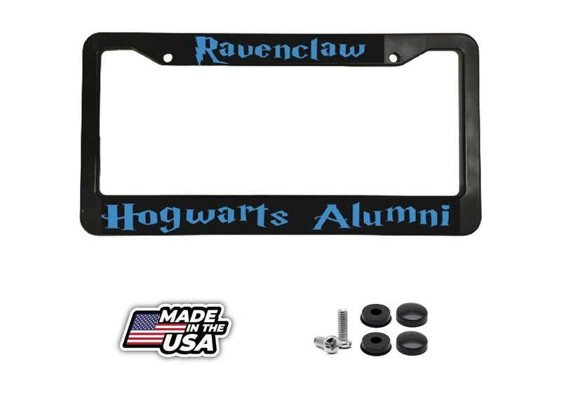 Ravenclaw Hogwarts Alumni for Harry Potter fans Plastic Car License Plate Frame