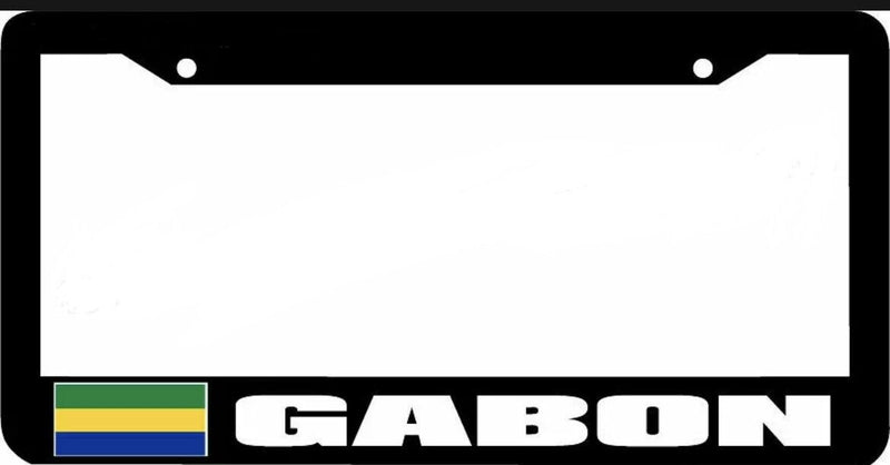 GABON flag License Plate Frame