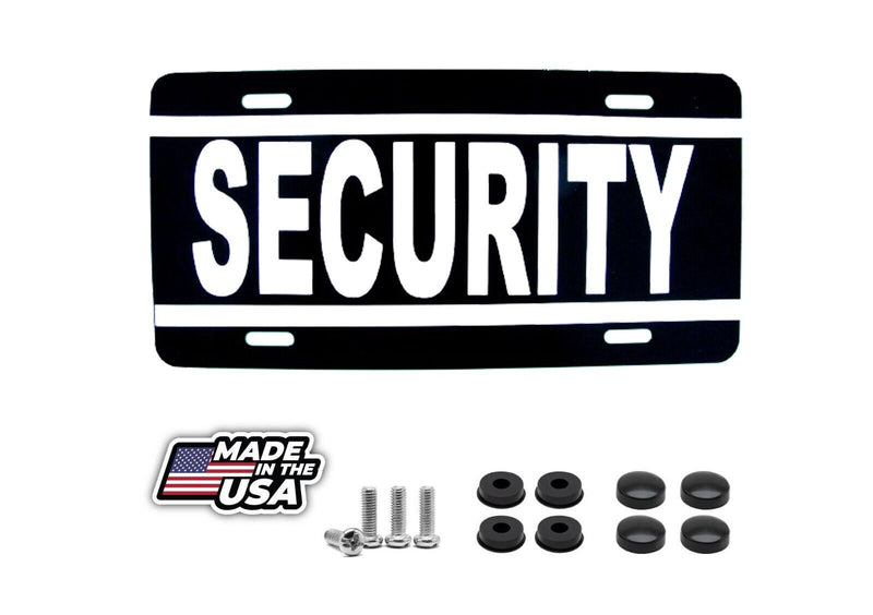 SECURITY-License Plate, Auto/Truck-