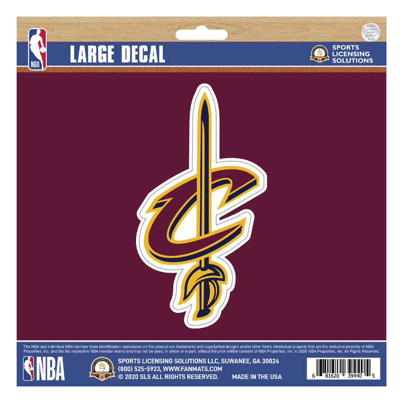 NBA Cleveland Cavaliers Decal Large 8"X8" Auto RV Boat Cooler Luggage