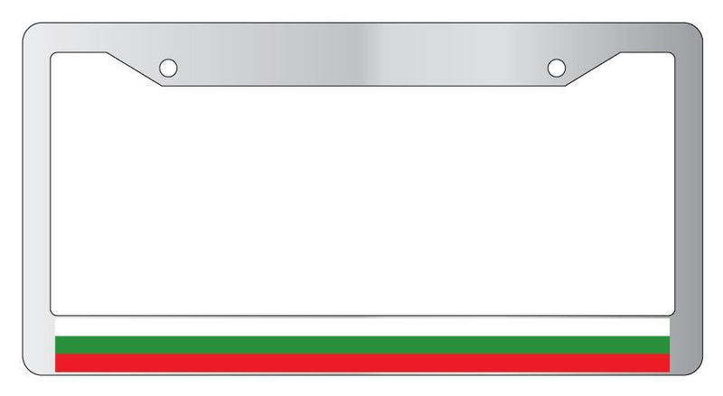 Bulgaria Chrome METAL License Plate Frame World Flags  Mod-GRAPH9856236-7812