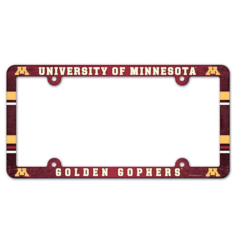 NCAA Minnesota Golden Gophers Plastic License Plate Frame