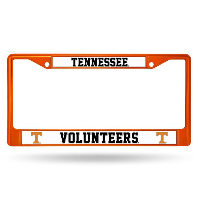 NCAA Tennessee Volunteers Team Color Chrome License Plate Frame