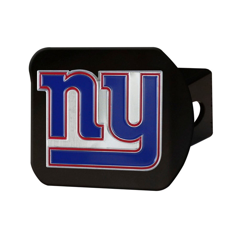 NFL New York Giants 3D Color on Black Metal Hitch Cover