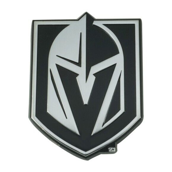 NHL Vegas Golden Knights Diecast 3D Chrome Emblem Car Truck