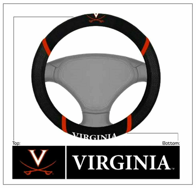 NCAA Virginia Cavaliers Embroidered Steering Wheel Cover