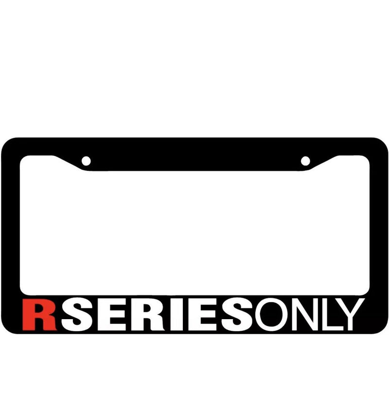 R SERIES ONLY LICENSE PLATE FRAME JDM LOW CAMBER FLUSH TYPE R FUNNY CAR CIVIC