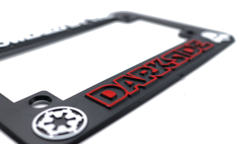 The Darkside Motorcycle License Plate Frame