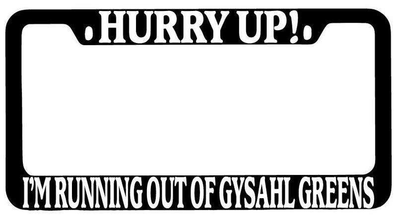 Hurry Up Chocobo Black METAL License Plate Frame Final Fantasy  Mod-GRAPH9856236-9923