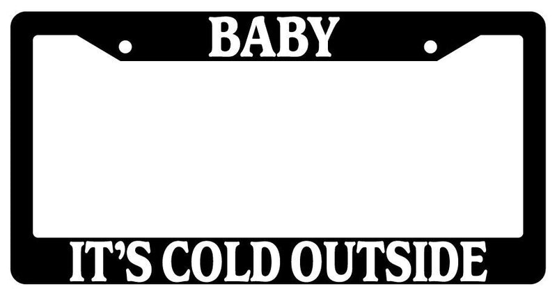 Black License Plate Frame Baby It&