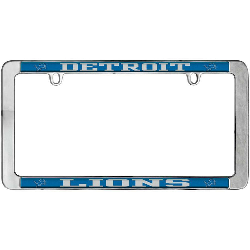 NFL Detroit Lions Thin Metal License Plate Frame