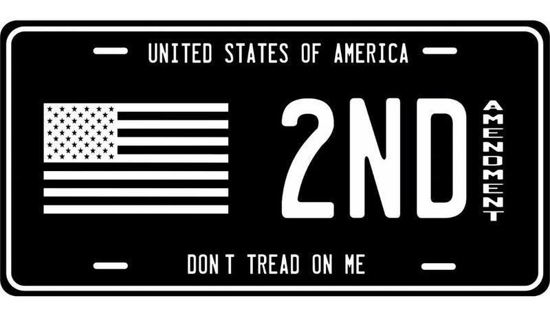 2nd Amendment License Plate Don&