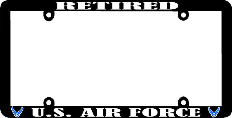 Thin frame RETIRED UNITED STATES AIR FORCE US U.S. AIR FORCE License Plate Frame