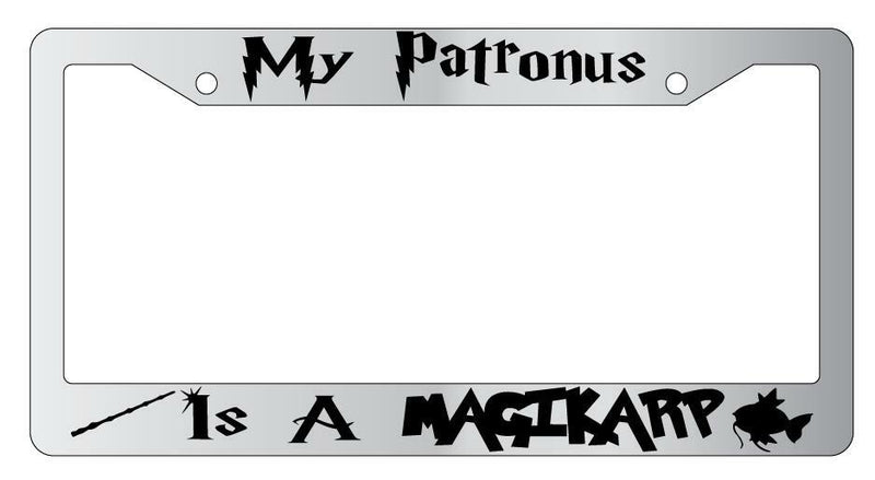 My Patronus Is A Magikarp Chrome METAL License Plate Frame For Harry Potter  Mod-GRAPH9856236-10308