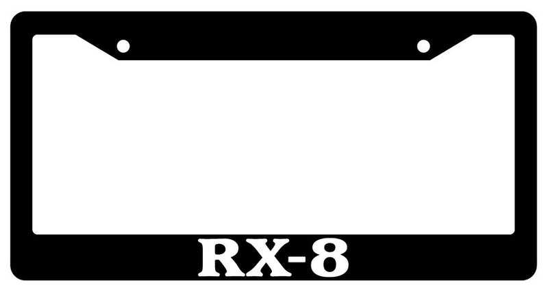 Black License Plate Frame Cars RX-8 Auto Accessory Novelty  Mod-GRAPH9856236-1545