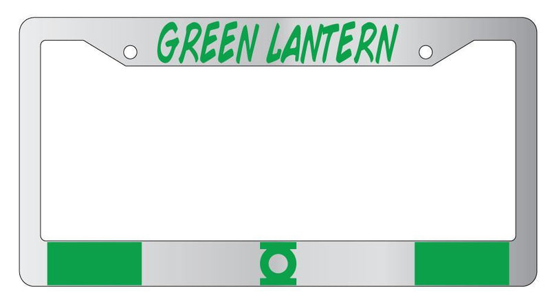 Green Lantern Chrome License Plate Frame DC  Mod-GRAPH9856236-4306