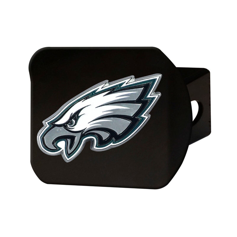 NFL Philadelphia Eagles 3D Color on Black Metal Hitch Cover