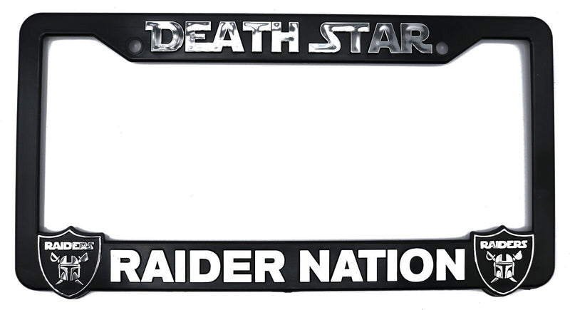"Raider Nation" License Plate Frame (Chrome)