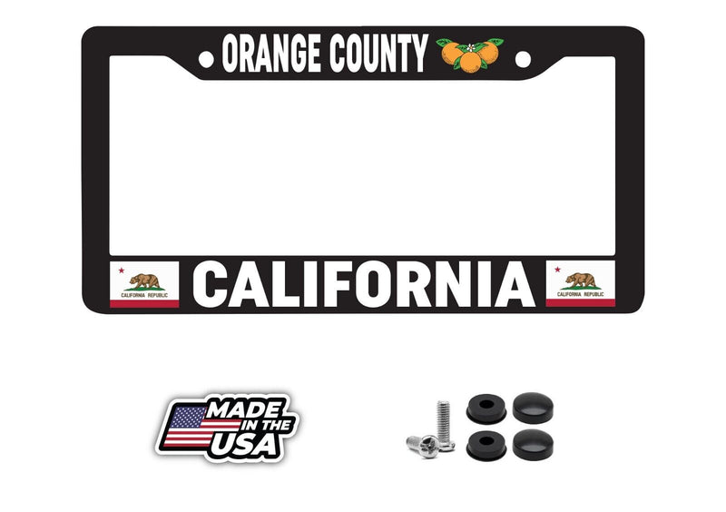 Orange County California Car Truck License Plate Frame