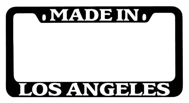 Black METAL License Plate Frame Made In Los Angeles Auto Accessory 1535  Mod-GRAPH9856236-9140