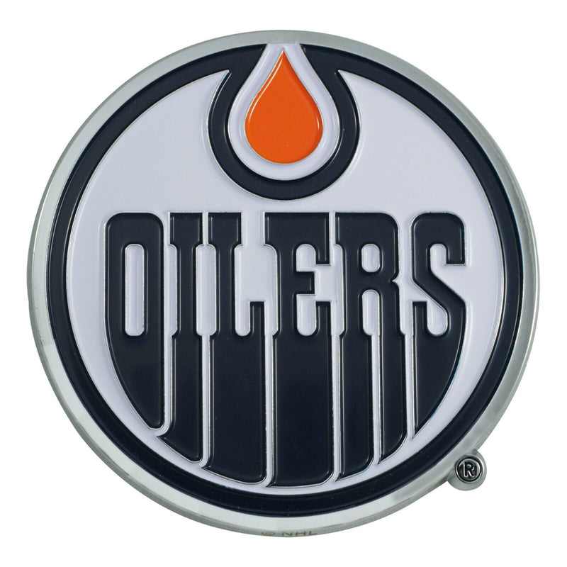 NHL Edmonton Oilers Diecast 3D Color Emblem Car Truck RV