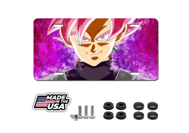 Goku Black Dragon Ball Super HOT License Plate Auto Truck Car Tag Anime