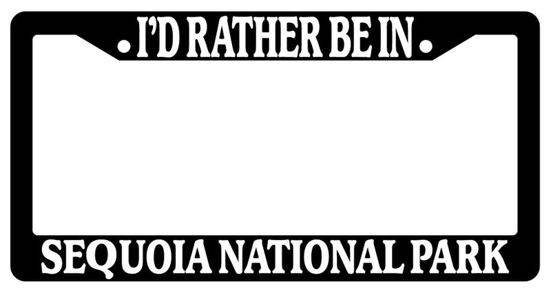 Black License Plate Frame I&
