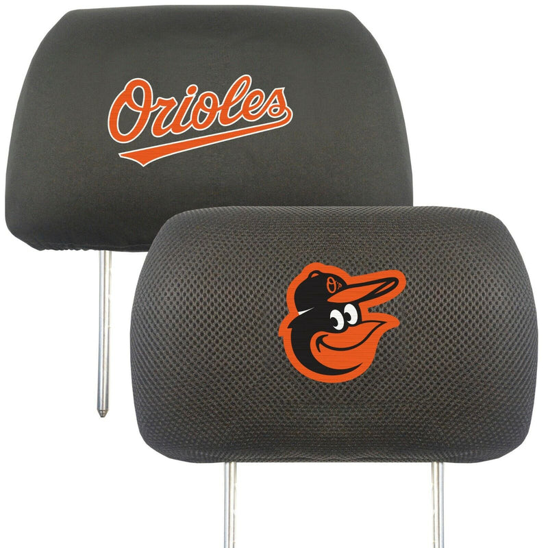 MLB Baltimore Orioles 2-Piece Embroidered Headrest Covers