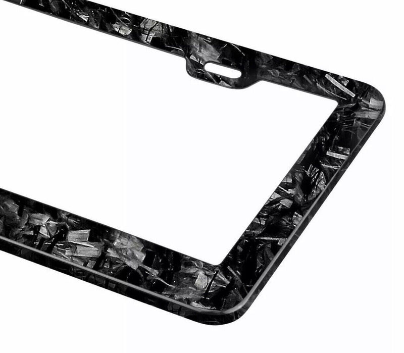 Forged Carbon Fiber Car License Plate Frame