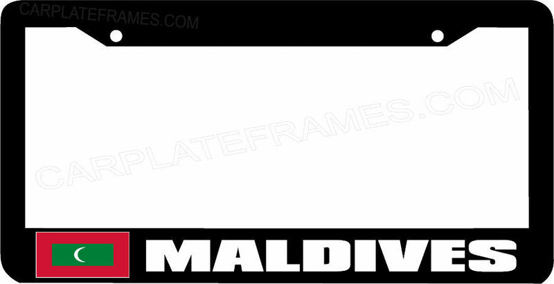 MALDIVES flag License Plate Frame