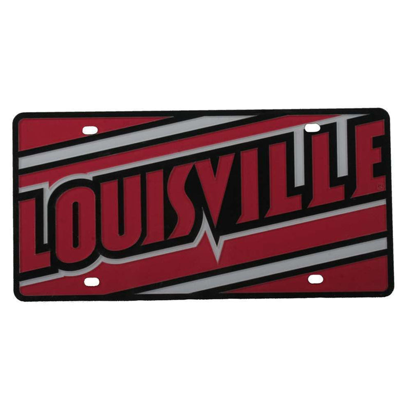 NCAA Louisville Cardinals Full Color Mega Inlay License Plate